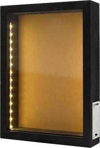 lot 22713 image: Black Wood Shadow Box - 11 x 14 Rectangular Display Frame