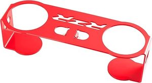 lot 22716 image: Kihor Polaris RZR Grab Bar Cup Holder - Passenger Handle Drink Mount (Red)