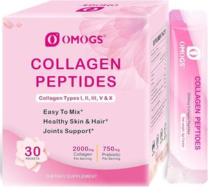 lot 22726 image: OMOGS Collagen Peptides Powder - with Prebiotics & Cranberry Extract