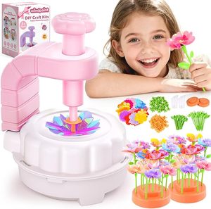 lot 22743 image: DIY Fabric Flower Bouquet Craft Kit - Educational Pink Floral Art Set