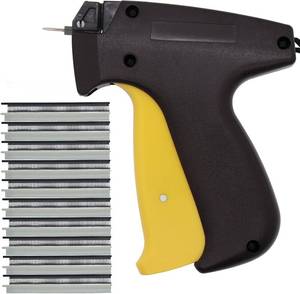 lot 9394 image: Quick-Stitch Micro-Tagging Gun  Professional Handheld Fastener (Black & Yellow)