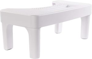 lot 9403 image: 6.7 Ergonomic Toilet Stool  Non-Slip Bathroom Step Stool for All Ages