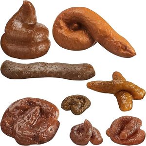 lot 9438 image: 8-Piece Realistic Fake Poop Set