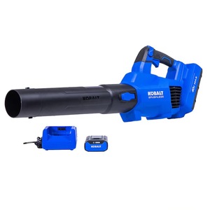 **Retail $149.99** Kobalt Gen4 40-volt 520-CFM 120-MPH Battery Handheld Leaf Blower 4.0 Ah Battery Included Charger Included