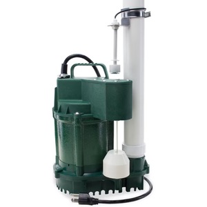 lot 3852 image:  Retail $349.99 Zoeller 34-HP 115 -Volt 80-Gallon Cast iron Submersible sump pump