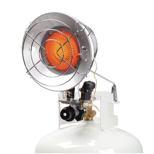 lot 3856 image:  Retail $89.99 Mr. Heater 15000 -BTU Outdoor Portable Propane tank top Propane Heater