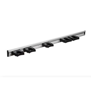 lot 3866 image: Toolflex Original Pro 8 -Piece 36-in Black Composite Multipurpose Storage rail system
