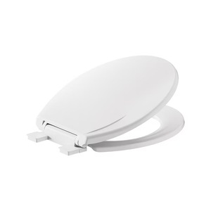 lot 3881 image: American Standard MightyTuff Plastic White Round Soft Close Toilet Seat