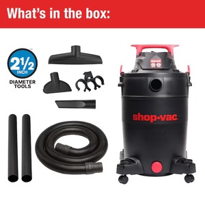 **Retail$189.99** Shop-Vac 16-Gallon 6.5 HP Corded Wet/Dry Shop Vacuum with Accessories Included