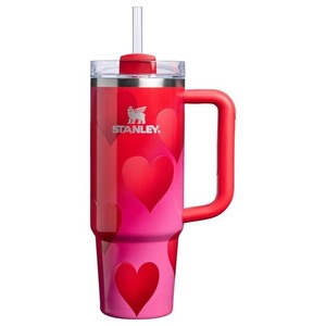 lot 2575 image: Stanley Valentines Day 30 oz Stainless Steel H2.0 Flowstate Quencher Tumbler Rouge Heart Gradient (Limited Edition)
