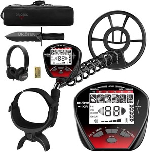 lot 2582 image: Metal Detector for Adults, Professional Metal Detectors Waterproof with 10 IP68 Coil, Larger LCD Display, High Accuracy for Gold & Silver Detection & Beach Treasure Hunting, Beginner Friendly