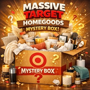 lot 2598 image: Massive Target Homegoods Mystery Box  The Ultimate Surprise Experience HUGE SIZE