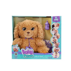 lot 3913 image: Baby Paws Love & Care Labradoodle Soft Interactive Plush Puppy with 15 Sounds and Reactions