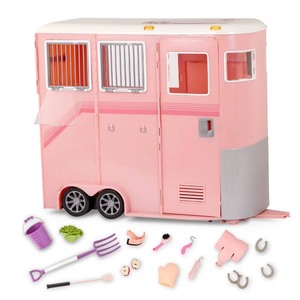 lot 3912 image:  Retail $79.99 Our Generation Mane to Travel Horse Trailer Accessory Set for 18 Dolls