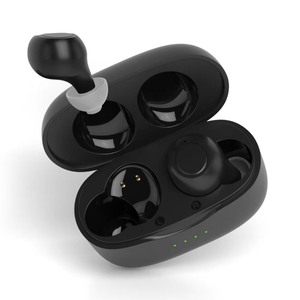 lot 3923 image: Bluetooth Headphones True Wireless Earbuds IPX4Waterproof, in-Ear wMic,Charging Case, Black