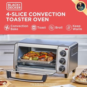 lot 3942 image: BLACKDECKER TO1313SBD Toaster Oven, 15.47 Inch, Silver