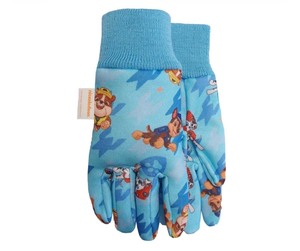 lot 3908 image: MidWest Quality Gloves, Inc. Child Blue PolyCotton Gardening Gloves 5 -Pairs