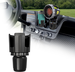 lot 3083 image: Universal Propane Heater Holder for Golf Carts, Adjustable Base Compatible with EZGO, Club Car, Yamaha & More., Holds 16 oz Propane Tanks & Large Drink Bottles, Holds Up To 5.5lb