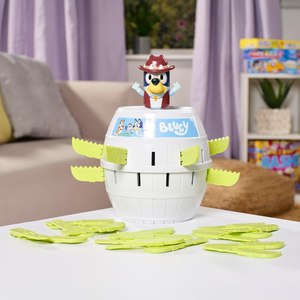 lot 3088 image: Pop Up Bluey Kids Game for 2-4 Players, Ages 4 Years and Up (Officially Licensed Bluey Toys)