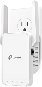 lot 3098 image: AC1200 WiFi Extender, 1.2Gbps Signal Booster for Home, Dual Band 5GHz2.4GHz, Covers Up to 1500 Sq. Ft. and 30 Devices, Support One Mesh, One Ethernet Port (RE315)