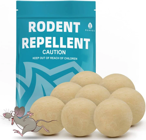 lot 3111 image: Natural Peppermint Rodent Repellent Pouches - 8 Pack, Long-Lasting Mouse & Rat Deterrent for Home, Car, RV, Garage & Outdoor Use