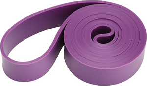 lot 3118 image: Set of Physix Gear Pull-Up Assistance Bands , Therapy, Pilates, Yoga and More (Purple - 120-175 lbs. and 44 mm wide)