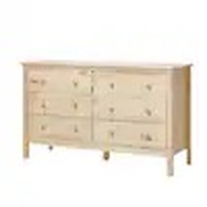 lot 2617 image:  Retail $349.99 Unfinished 6 drawer 54 in. Dresser