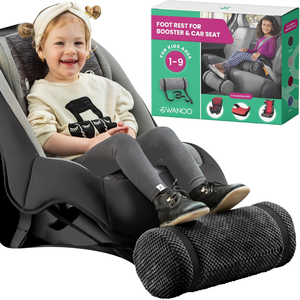 lot 11097 image: Toddler Car Seat Foot Rest  Adjustable, Cushioned, Washable Cover