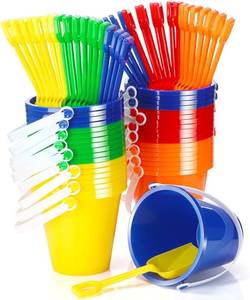 lot 9443 image: Bulk Beach Pail & Shovel Set (36-Pack)