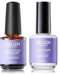 lot 9483 image: Gellen Gel Nail Polish Remover Kit  Quick & Easy Salon Results