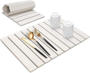 lot 9494 image: Extra-Large Diatomaceous Earth Stone Dish Drying Mat (24 x 16)