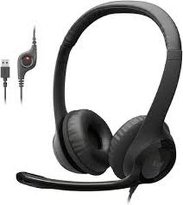 lot 9503 image: Logitech H390 Wired USB Headset  Noise-Canceling & Comfort Controls