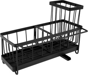 lot 9514 image: Kitchen Sink Caddy Organizer  Premium Stainless Steel Sponge Holder