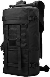 lot 3977 image: Military Tactical Backpack, 55L Extra Large Waterproof Outdoor Hiking Backpack, Mens Camping Backpack, Hiking Duffel Bag for Hunting Hiking Fishing Climbing Travel Deserts (Color  B)