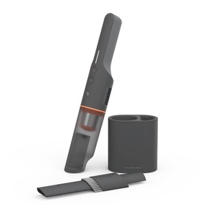 lot 3989 image: Sharper Image Lightweight Cordless Handheld Vacuum GrayOrange