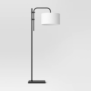 lot 4000 image: 72x16 Knox Floor Lamp - Threshold Modern Black Standing Lamp with Dimmer Switch