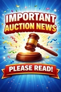 lot 0 image: Important Auction News Please Read