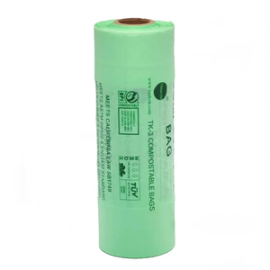 lot 3137 image: Tankon Compostable Produce Bags 100% Compostable Trash Bags, 2.6 Gallon, 9.84 Liter, 15x17 ASTM D6400 BPI & OK Compost Home Certified, 250 Count per Roll, 4 Rolls per Case