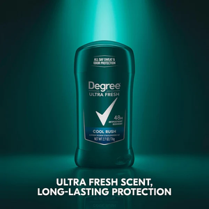 lot 3151 image: 3 Pack - Degree Men Ultra Fresh Cool Rush Antiperspirant Deodorant Stick  48Hr Protection