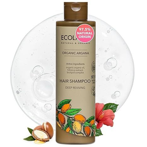 lot 3175 image: 2 Pack - Argan Oil Shampoo  Deep Hydration, Repair & Hair Growth with Almond & Hibiscus, Gentle for All Hair Types, 8.5 Fl Oz  250ml