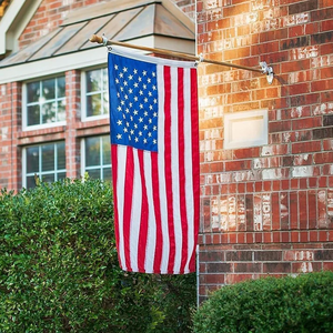 lot 3188 image: 3 x 5 Ft American Flag, Heavy Duty Nylon Flag, Weather and Fade Resistant for Proudly Displaying Outside in All Weather Conditions