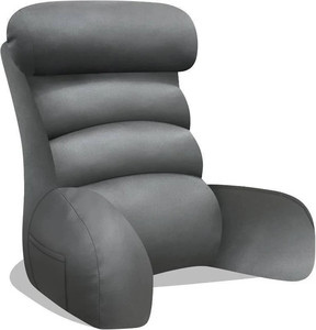 lot 3190 image: Premium Reading Backrest Pillow w Cervical & Arm Support  30.7 Tall