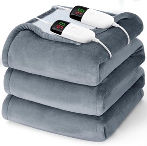 lot 2676 image: Heated Electric Blanket Queen Size - 84 x 90 Heating Blanket with Dual Control, 10 Heating Levels & 8 Hours Auto Off, Soft Warm Flannel Blanket, Christmas Birthday Gifts for Senior Grandma