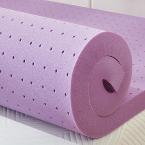 lot 2682 image: 2 inch Mattress Topper, Cooling Gel Memory Foam Bed Topper for Pressure Relief and Back Pain, CertiPUR-US Certified, Dorm Essentials, Twin (Purple)