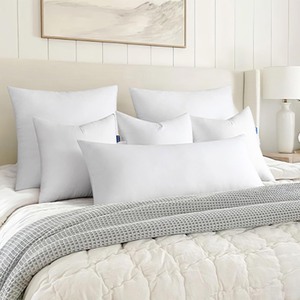 lot 4016 image: MIULEE 14x36 Inch Throw Pillow Insert Premium Throw Pillow Virgin Microfiber Stuffer Rectangle Pillow for Sofa Bed Couch