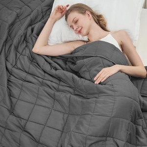 lot 4050 image: Weighted Blanket for Adults 20lbs, 48x72, Twin Full Size Cooling Heavy Throw Blanket for 130-220lbs, Microfiber Soft Thick Big Blankets Weighted Comforter Breathable Gift for Sleeping, Grey