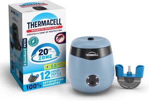 lot 2704 image: Thermacell E-Series Rechargeable Mosquito Repeller with 20 Mosquito Protection Zone Bug Spray Alternative Scent Free