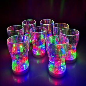 lot 2721 image: 24 Pack Large Light Up Cup, LED Glow in The Dark Party Supplies Party Favors Light Up Drinking Shot Glasses for Adults Wedding Birthday Halloween Party Favors