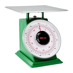 lot 2722 image: Tada 110-LBS Heavy Duty Portion-Control Mechanical Kitchen and Food Scale Industrial Dial Scale with Stainless Steel Platform