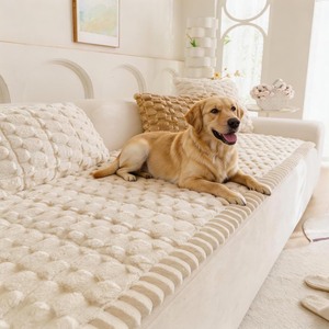 lot 2733 image: Pet Couch Cover for Dogs Washable Pet-Friendly Dog Sofa Protector for Furniture Boho Pets Mat for Couches and Sofas